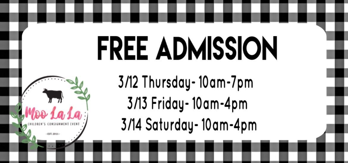 MacKidRedlands's tweet photo. Moo La La Children's Consignment Sale
Public Free Admission Days
1625 W. Redlands Blvd(Old KMART), Redlands 92373 https://t.co/vP8G1OU7ch