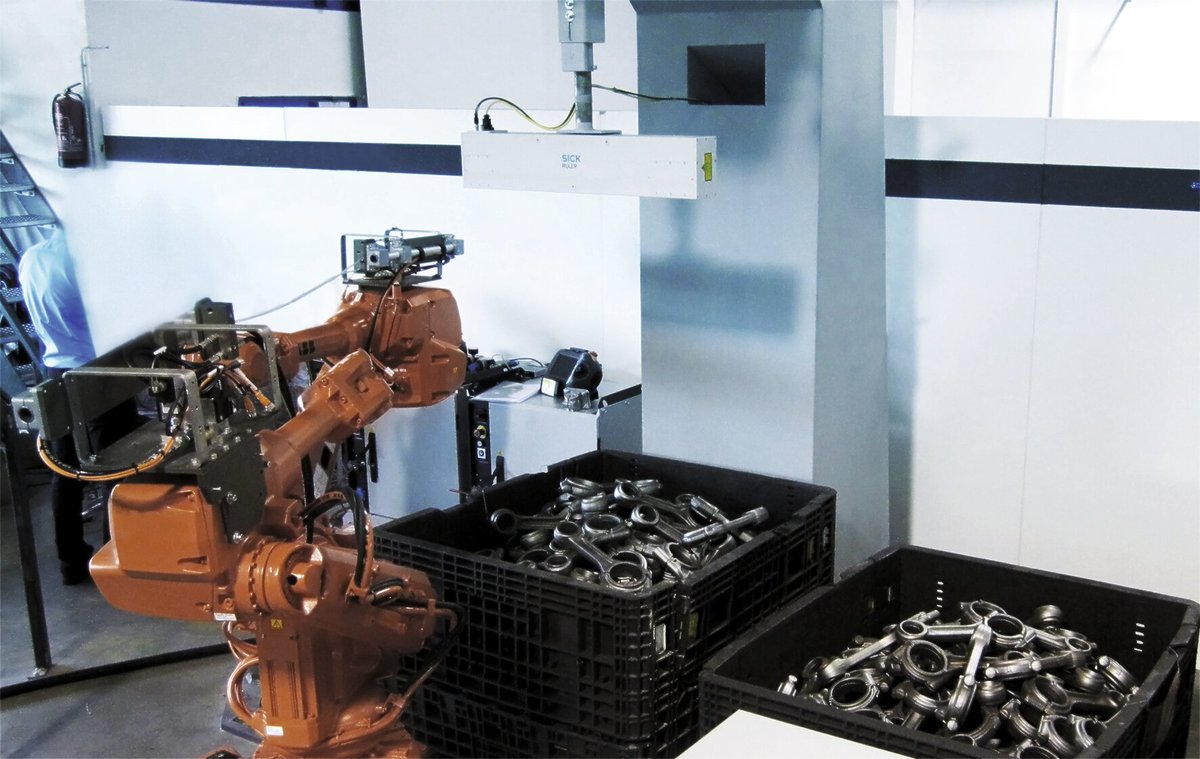 SICK_USA's tweet photo. Optimize your bin picking applications with SICK's PLB robot guidance system. Watch the second video in our series about the PLB to see how the surface algorithm can help you localize objects in a bin. #visionguidedrobot #robotguidancesystem 

Learn more: https://t.co/4yl3fdv117 https://t.co/Iea0FnmWkj