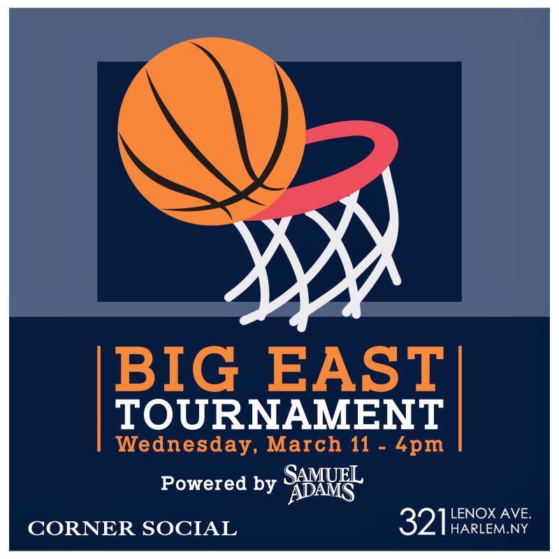 CornerSocialNY's tweet photo. 🏀TONIGHT🏀 Join us for dinner, happy hour and the game all starting at 4pm! #cornersocial #harlem #harlemdinner #uptown #newyork https://t.co/YAZcEsmOyd