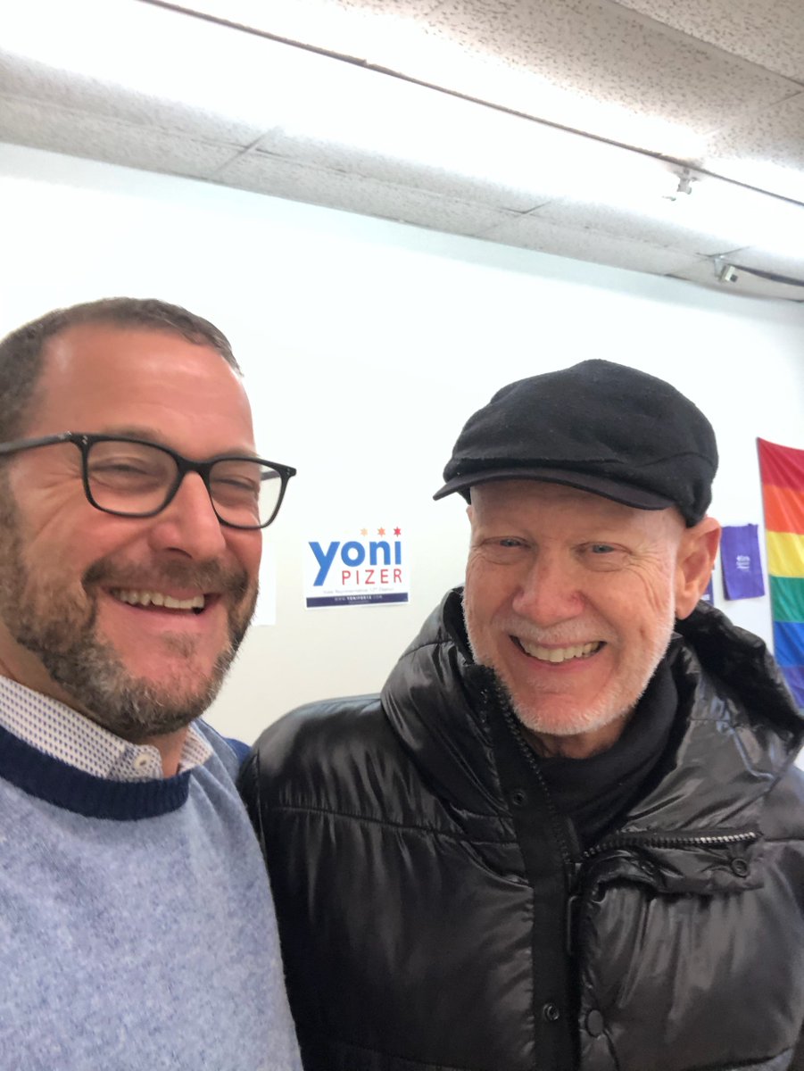 yonipizer's tweet photo. I had a lovely surprise this morning when my 2nd grade art teacher stopped into our campaign office

Teachers like Mr Hopkins improve our lives in so many ways. I just got the pleasure of expressing my gratitude to one of my teachers—be sure to thank a teacher in your life today! https://t.co/FVWHUm8rIR