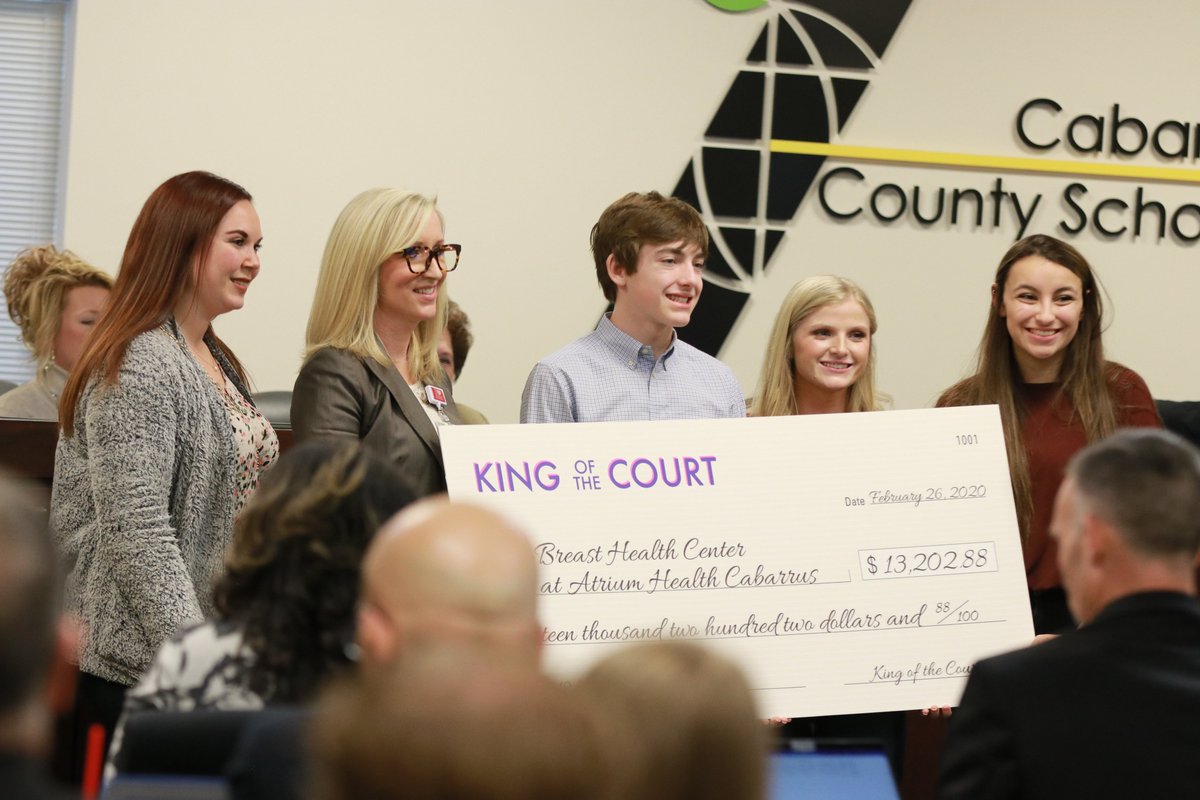 WOW!✨King of the Court Tournament raised $15,532.80 for local breast cancer organizations in <a href="/CabarrusCounty/">Cabarrus County NC</a>💰Congratulations #CabCoSchools high school students and surrounding areas who teamed up to fight against #breastcancer!🎉🏐<a href="/cabcoKOTC/">Cabarrus County KOTC</a> 

Read more: cabarrus.k12.nc.us/KOTC2019Results