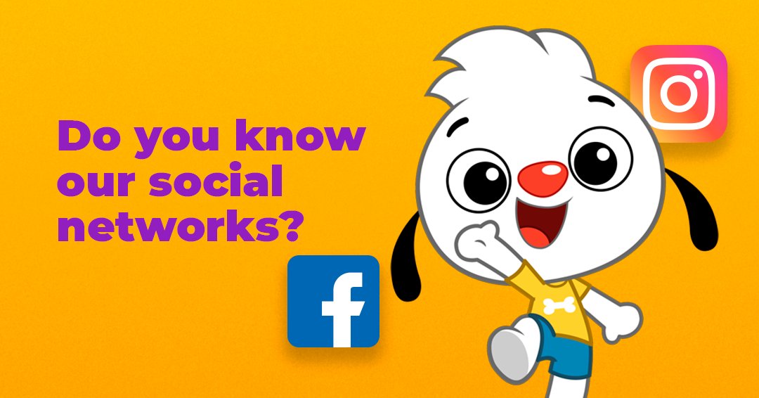 Still not following us on the other social networks? 😱 

Then the time has come… Search for: PlayKids US! 💜