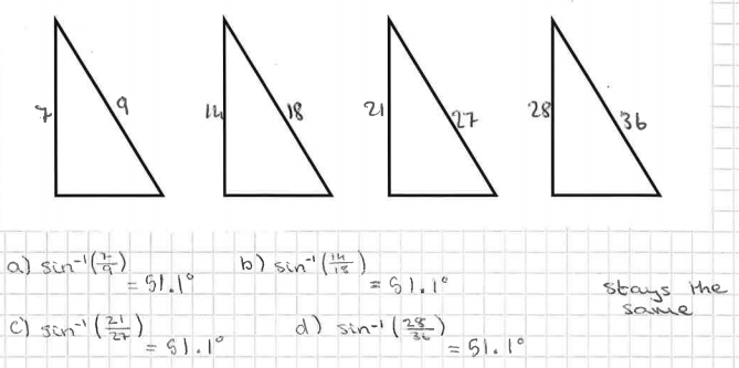 inquirymaths's tweet photo. My year 10 class @havamaths inquire into the right-angled triangles prompt
https://t.co/6doc73JHjf
What happens to the bottom angle if we change the sequences? Could the angle get smaller if both sequences increase?
#inquirymaths #inquirymath #mathsinquiry #mathinquiry https://t.co/LRPCGdIdDK