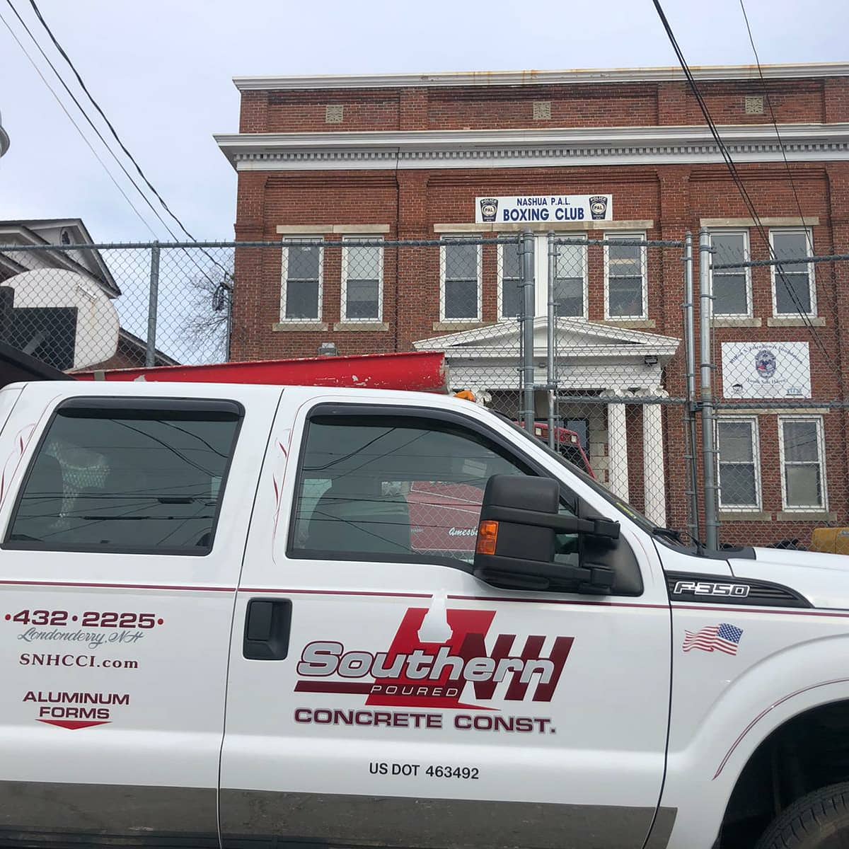 NashuaPAL's tweet photo. Progress on the elevator shaft for the @BldgOnHope Youth Safe Haven renovation!
Thanks to MacLellan Concrete &amp; Southern Poured Concrete Construction for their awesome work today 
#BuildingOnHope #BuildingDreams #EveryKidDeservesAPAL https://t.co/5j3JC53KJm