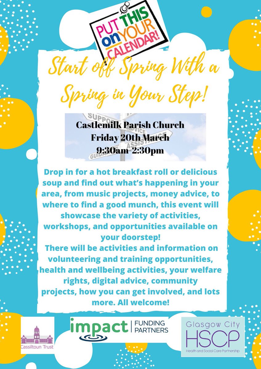 The Senior Centre Castlemilk on Twitter "We’ll be here alongside a