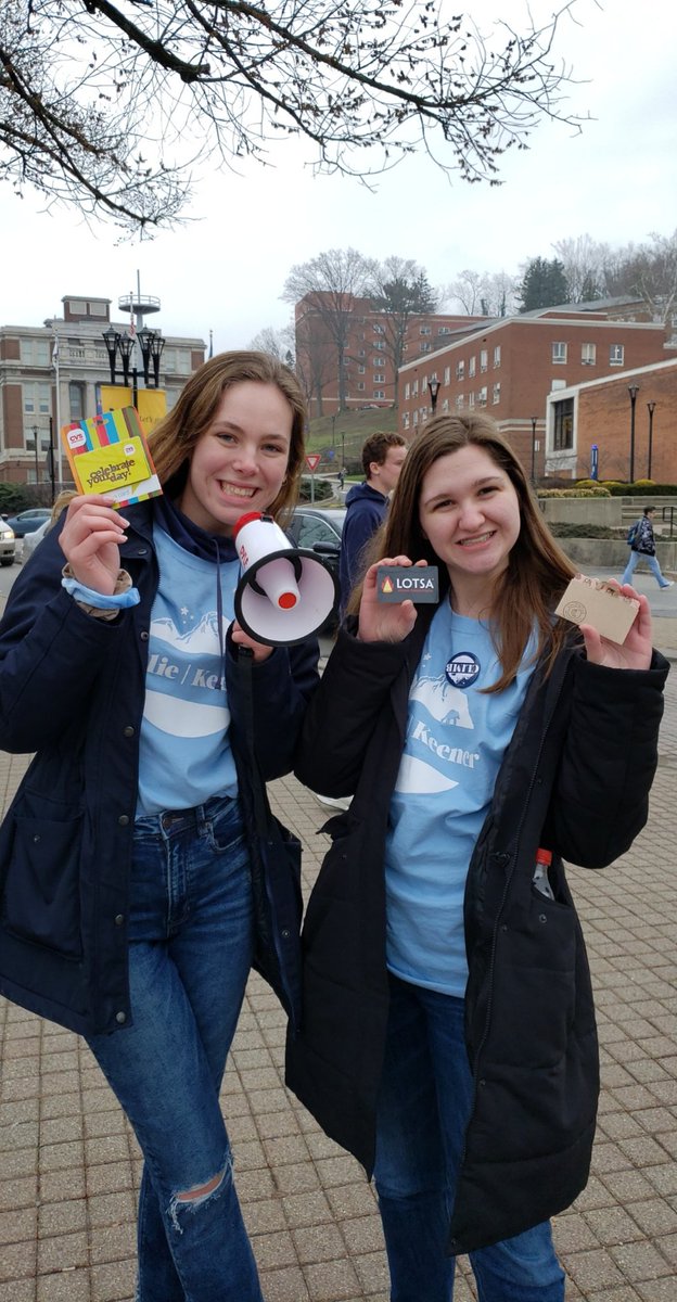 We have giveaways until 5! Follow us and RT this message to enter! And remember! Reach new heights! #WVUCLIMB