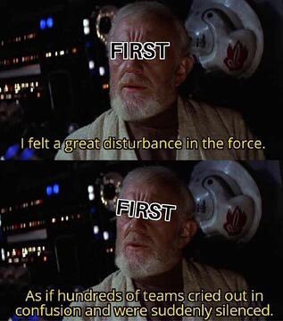 Gongoliers5112's tweet photo. #Infiniterecharge #FIRST #FRC #robots #Robotics #yayrobots #StarWars https://t.co/CQ4XzGC0kv