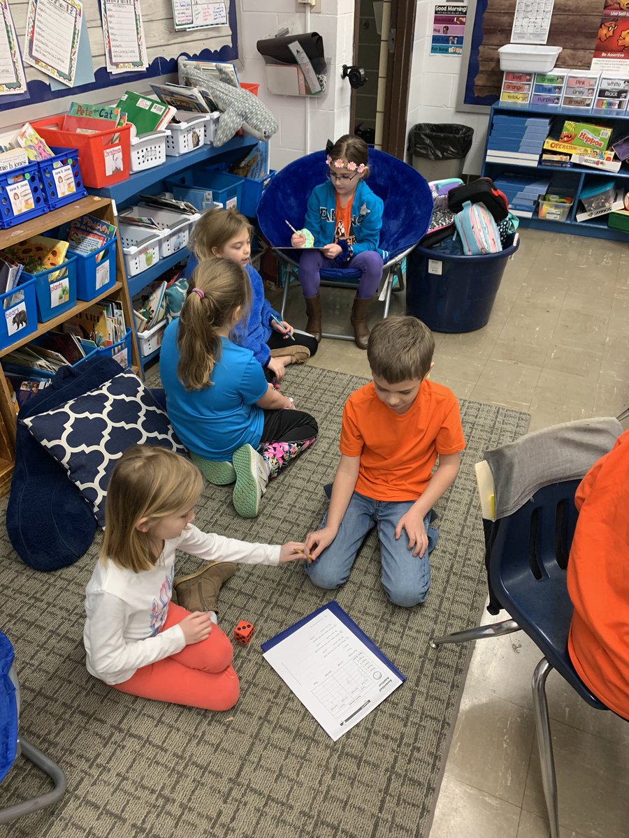 In the spirit of #MarchMadness, we’re playing Basketball Addition to practice adding multiple addends! #thisisd52
