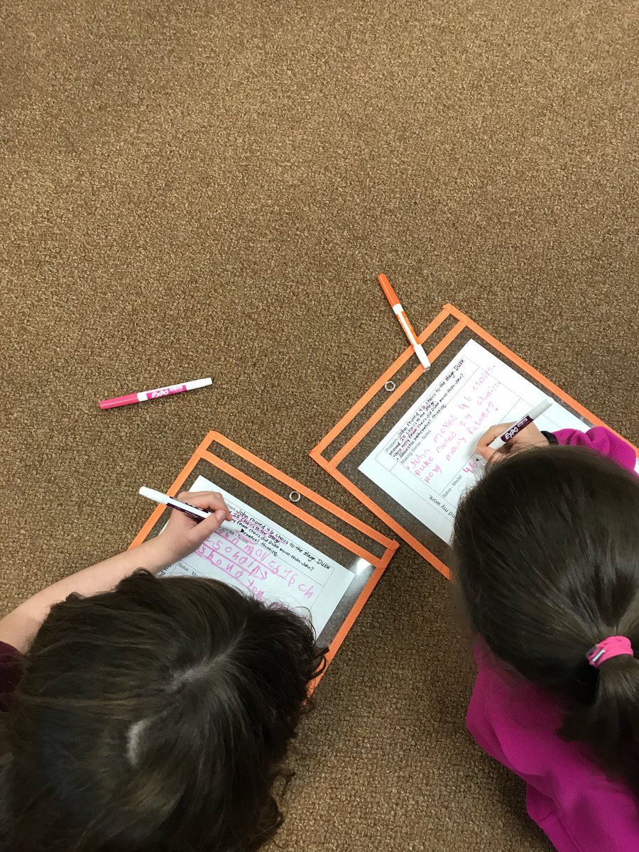 It’s always more fun to solve a word problem with a partner.