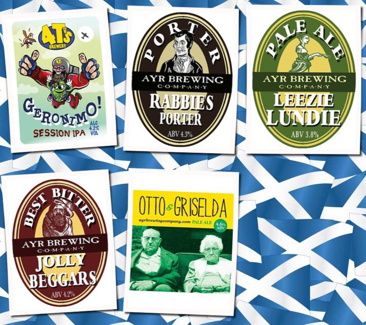On the bar today at The Glenpark
Beer Board: bit.ly/34iu6Vm
<a href="/4tsbrewery/">4T's Brewery</a> <a href="/AyrBrewingCo/">Ayr Brewing Company</a> 
#RealAleFinder