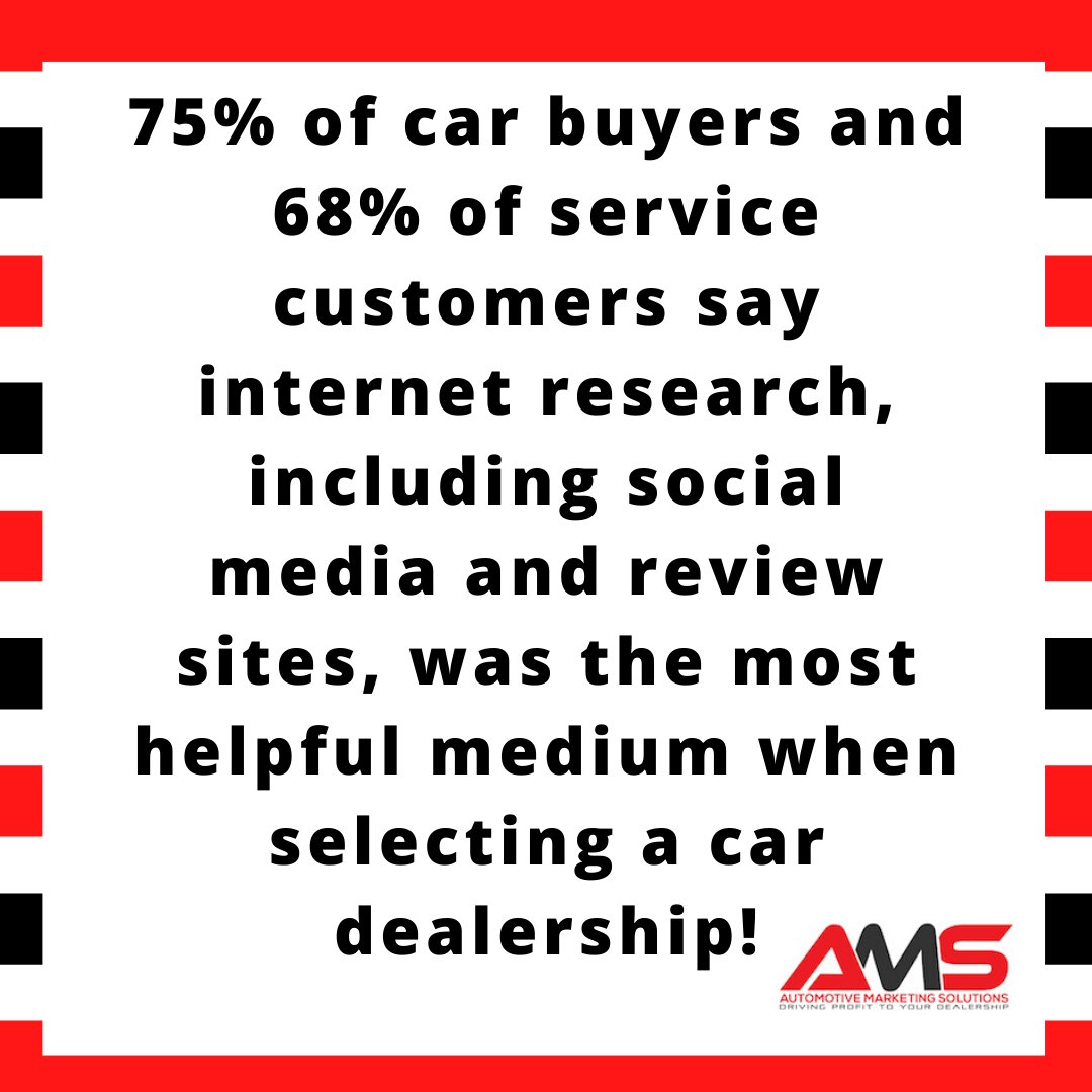 AMS_TX's tweet photo. We can help you manage your social media and review pages so you can bring in these customers! Give us a call for more information today. #AutomotiveMarketingSolutions #Lubbock https://t.co/ny6xBmsZrc