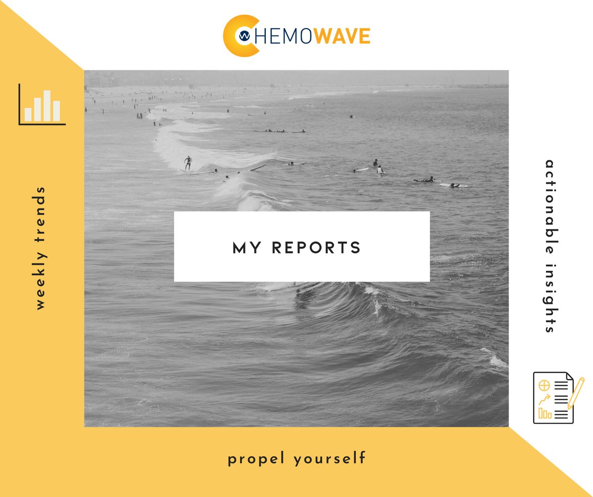 chemowave's tweet photo. We heard feedback from our users and launched "My Reports". It's a powerful weekly summary of your data with trends & insights to help you take control of your health.
Going through #cancer? Discover what propels you. #chemoWave
🔗 https://t.co/mfK7vGoG41 https://t.co/NdiOoBGuCq