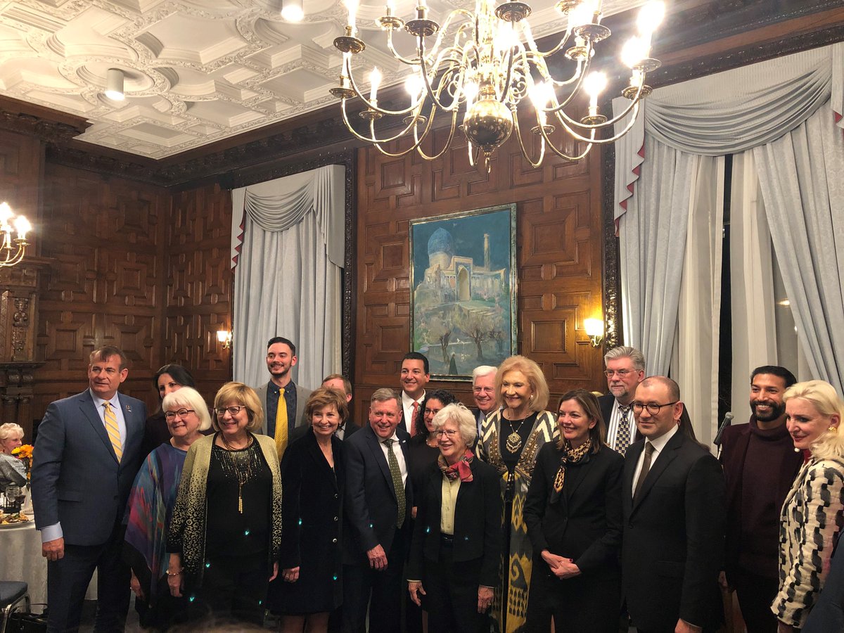 Last night our Board of Directors Vice Chair Carol Robertson Lopez was appointed Honorary Consul of Uzbekistan to the U.S.