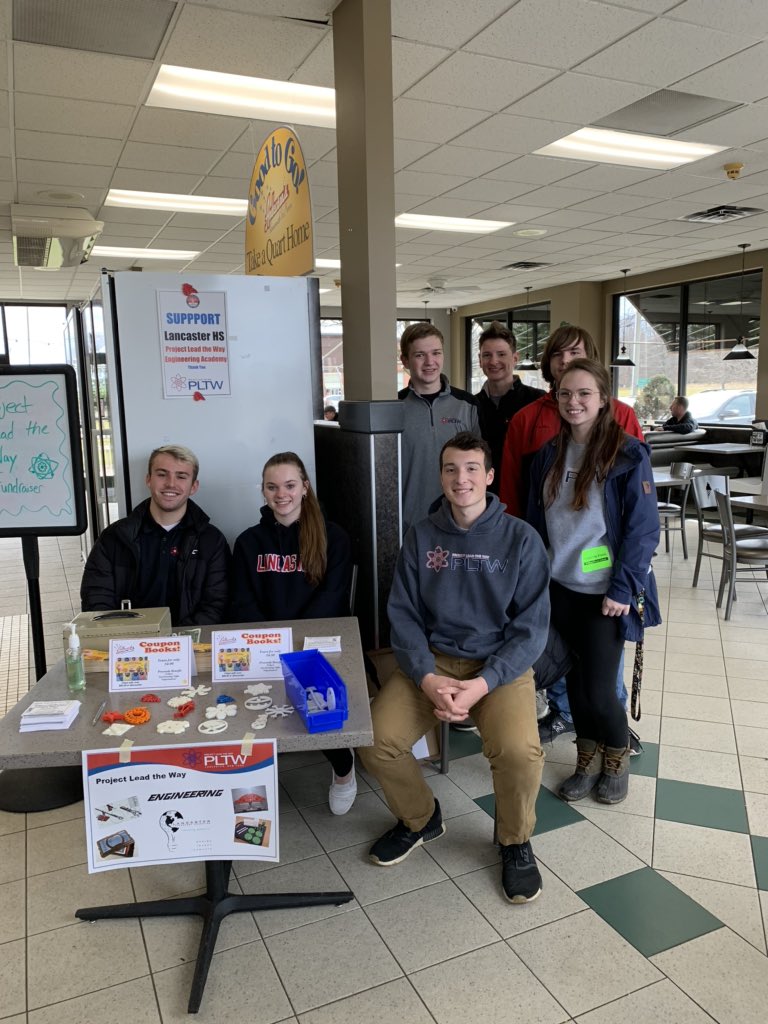 LHSNYtech's tweet photo. Raisin’ funds. Get to Anderson’s to help support PLTW engineering at Lancaster HS. https://t.co/7xODXFXCyF
