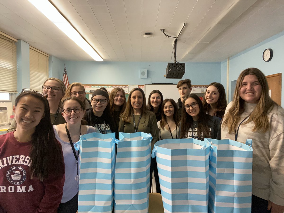 Cancer Awareness Club collected supplies to distribute to chemotherapy patients in our community❤️