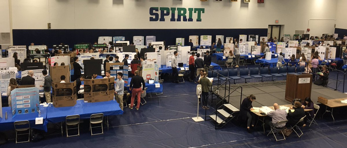 The 25th New Castle County Science Fair is under way @delawaretech and these participating students have some impressive projects.