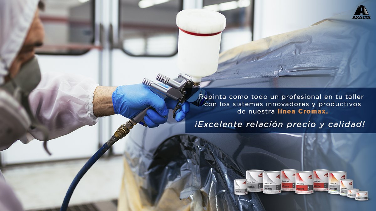 ¡Mejora la productividad en tu taller con nuestra línea Cromax! Productos de gran calidad a un excelente precio.