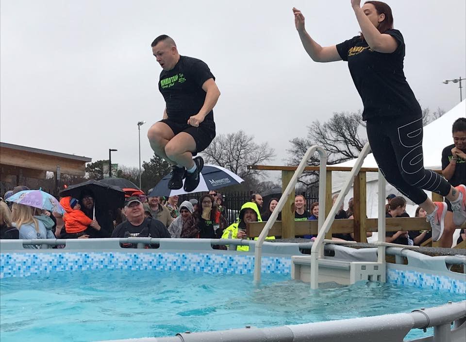 SOmanhattan's tweet photo. POLAR PLUNGE is coming up on Saturday, March 28th! Plungers raise a minimum of $75, then get the chance to jump in a freezing pool of water - all for our Special Olympics athletes! (1/2) https://t.co/K3EW8xBZJC