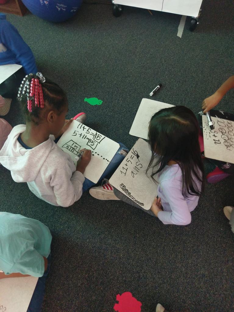 LauraAbernethy2's tweet photo. We checked out work with a partner and discussed who had the correct answers to the problem of the day.  #irvinignites #CantHideIrvinPride https://t.co/2x16XIDxIc
