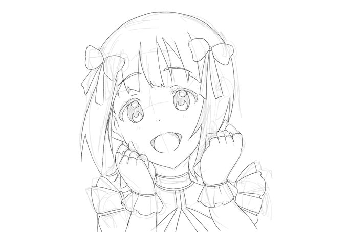 I tried drawing Harurun #アイマス 