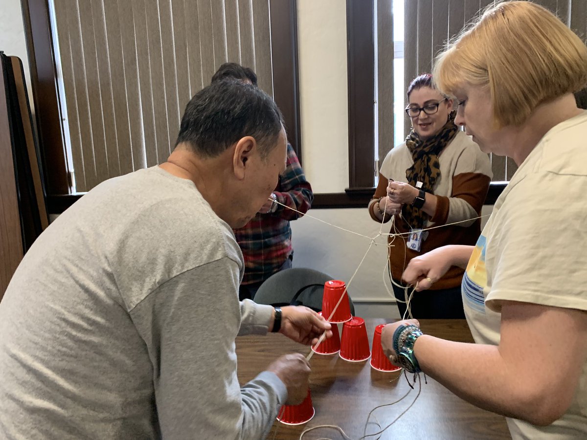 demi_deocales's tweet photo. Motivation through autonomy, mastery, and purpose, not just carrots 🥕 and sticks. CJUHSD workshop exploring student motivation through Drive by D.H. Pink. #equitymonopoly #buildingrelationships #specificfeedback #cupstack @john_corrow @s_roozeboom @JessieKach https://t.co/oQdnfi6UGe