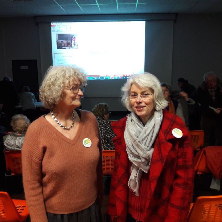 Isabelle Eymon tête de liste <a href="/LavalEcoloSolid/">Laval Ecologique et Solidaire</a> et fidèle adhérente bien présente à l’AG du comité de jumelage Laval-Garango. Redonner toute sa place à la coopération internationale, notamment avec nos villes amies. #eymonlaval #lavalécologiqueetsolidaire