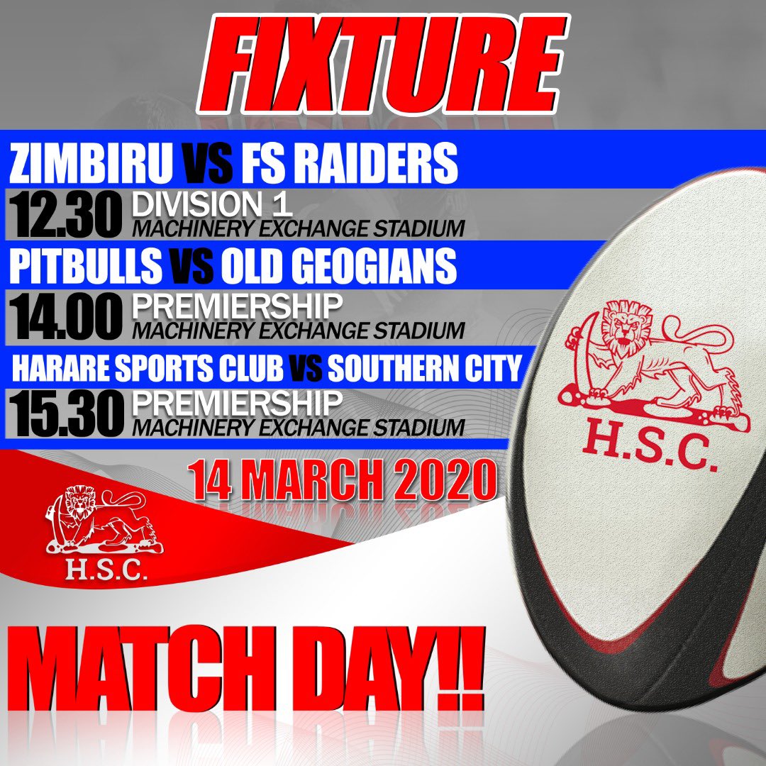 Last fixture for the <a href="/HSCRugby/">HSC Rugby</a> U20s. Come and support local rugby. See you there <a href="/MachineryExch/">Machinery Exchange</a> Stadium. #redlionsroar #believe