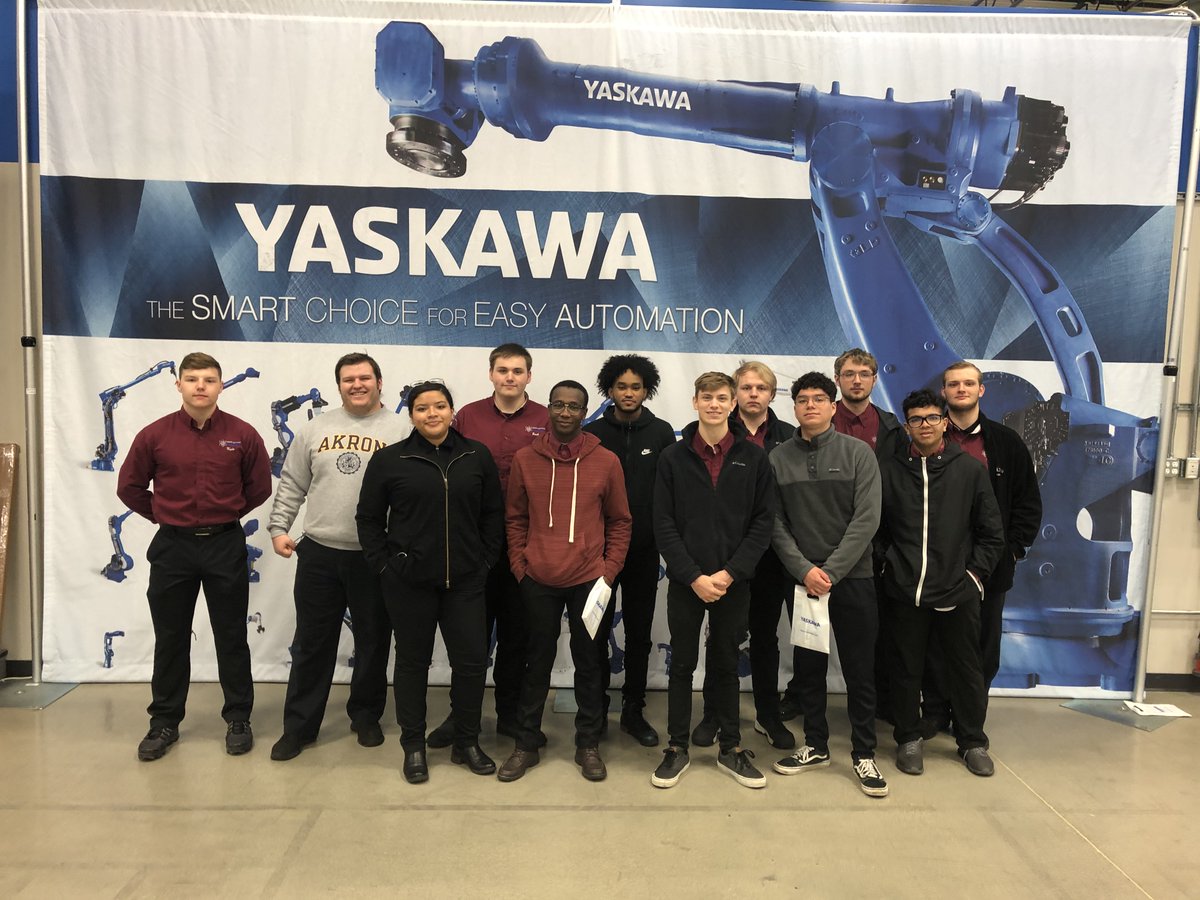 We visited Yaskawa America to see the type of industrial robots that are building out the manufacturing industry around the world. #Engineering #Robotics <a href="/SWCA_Careers/">S-W Career Academy</a> <a href="/SWCSD/">South Western City Schools</a> <a href="/Yaskawa_Motoman/">Yaskawa Motoman</a>