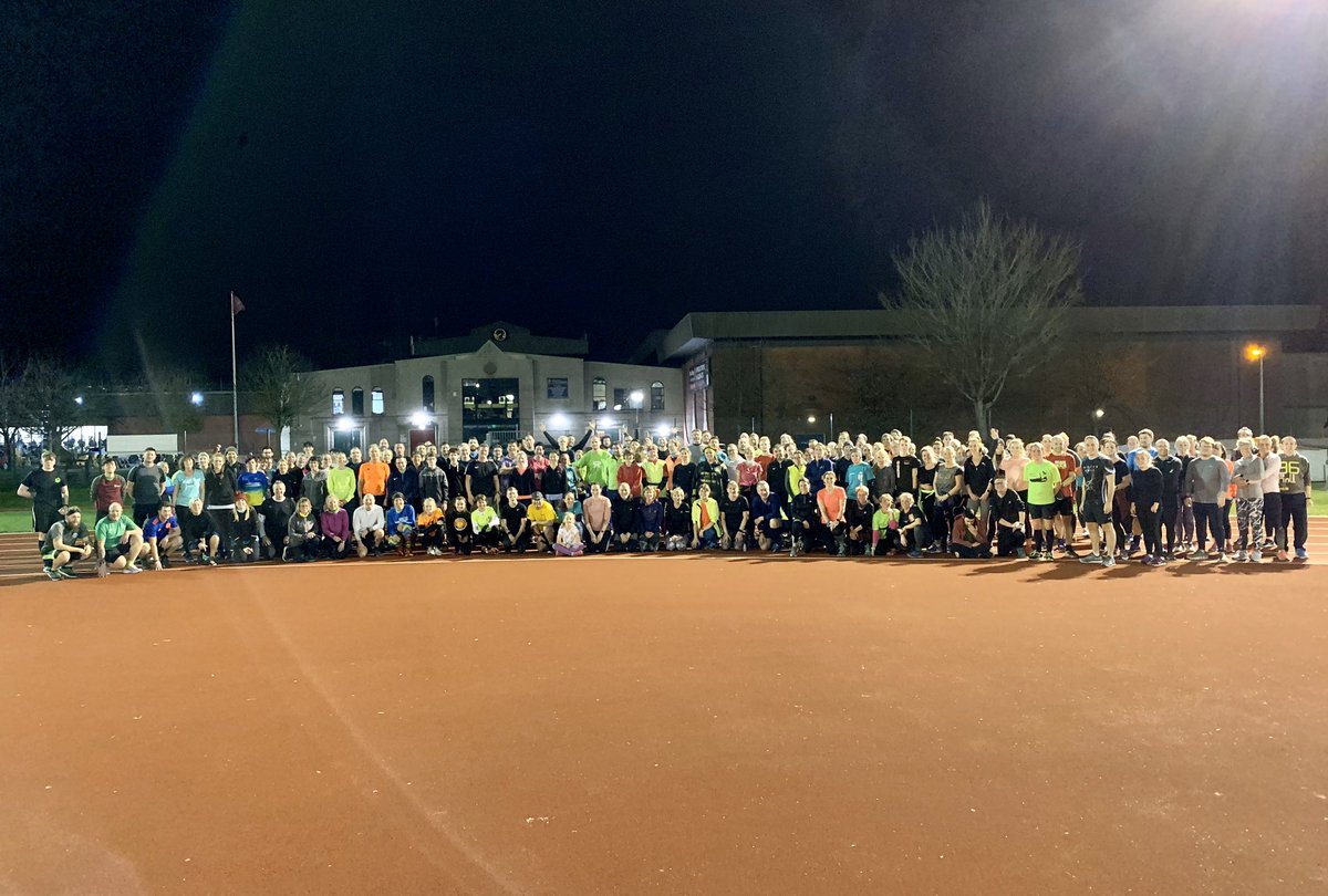 RystonRunners's tweet photo. 175 runners for week 2 of Get into GEAR 😱 
Starting to look at pacing this week! For those new to interval sessions, we hope you’re enjoying adding something new to your training! 
Thanks to @Bespak_ for sponsoring these sessions! 🙌🏻
#GEAR2020 @Lynnsport @GEARKL @KLFM967 https://t.co/mTuAzLsnqS