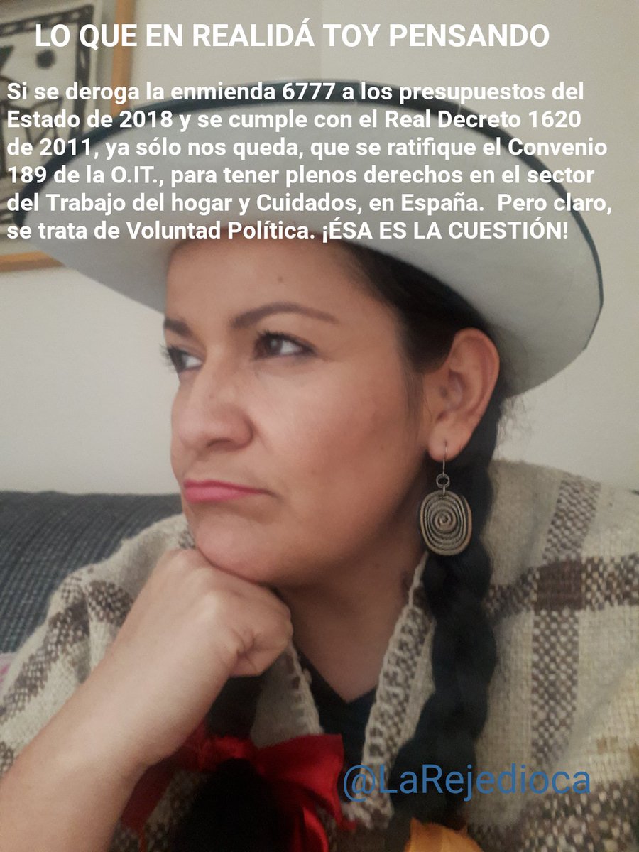 marceleando's tweet photo. #NoALaEnmienda6777 #RatificaciónConvenio189OIT
#PorqueSinNosotrasNoSeMueveElMundo https://t.co/OXqOzeCcRS