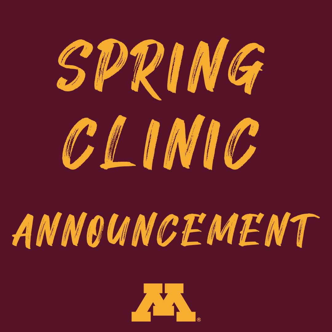 gopherwlax's tweet image. Currently, our spring clinic is STILL ON. We will send out any updates as we receive them, but as of right now we look forward to seeing you this Saturday!