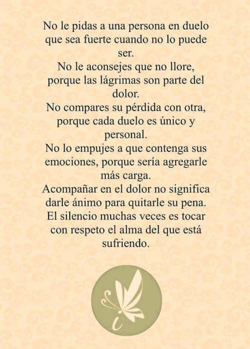 Noelia Torralba on Twitter: "¿Qué es el DUELO? El duelo es el proceso de  adaptación emocional que sigue a cualquier pérdida. Pudiendo ser ésta la  muerte de un ser querido, el fin