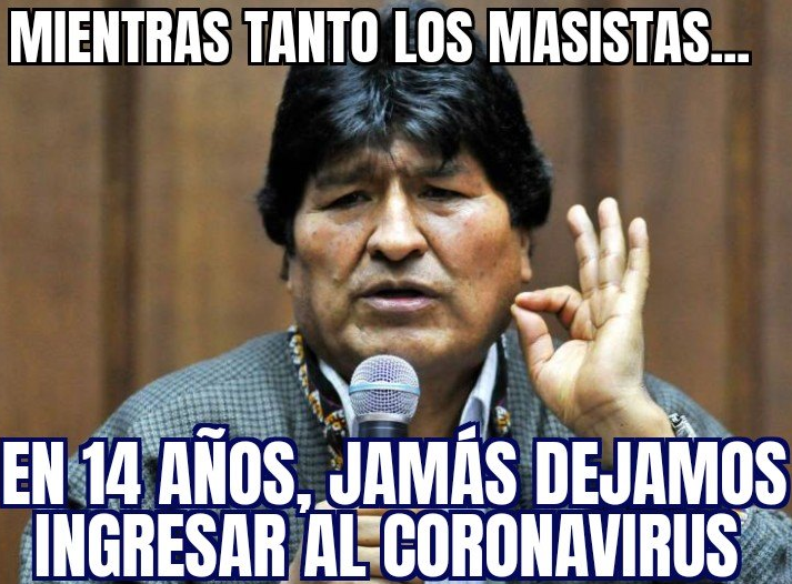 yo_gringoloco's tweet photo. #11Mar #Bolivia #Coronavirus @MedicoBoliviano
#19SemanasLibresDeEvo
#VotoIgualitario
#EvoNarcoterrorista
#ElMasNuncaMas 
#EVOesZERO https://t.co/cj9WjvOiYV