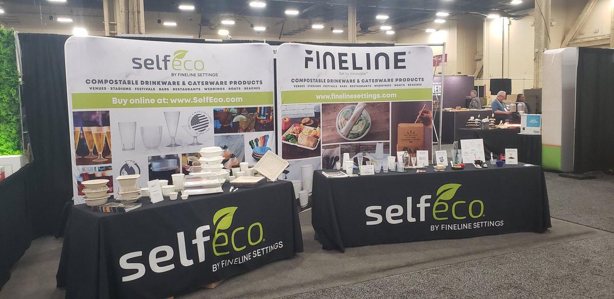 EcoDanny's tweet image. Having a great show @Catersource_llc. We have joined forces with @Finelinesetting to bring you the most trendy line in #compostable products.
#CaterSource #CaterSource2020
#MadeInAmerica #LandfillFree