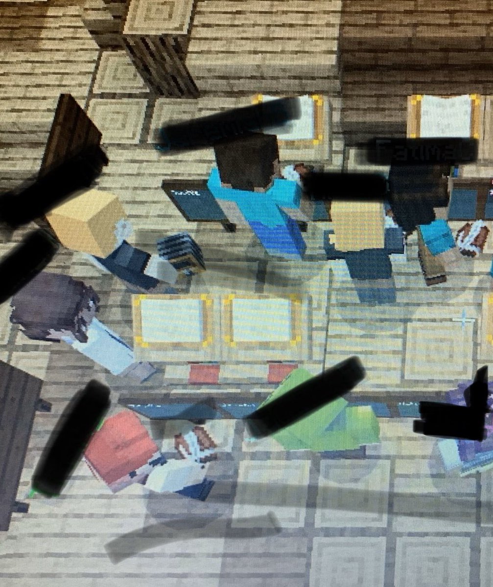 HuesInnov8's tweet photo. .@LonganLions in Mr. Deal’s class used Minecraft Education Edition to write creative stories based on a scene of their choice in a storytelling world called Project S. Finished stories were placed on a lectern so other students could read their books! #ESinnovate #LifeReady https://t.co/2MoMxwyvky