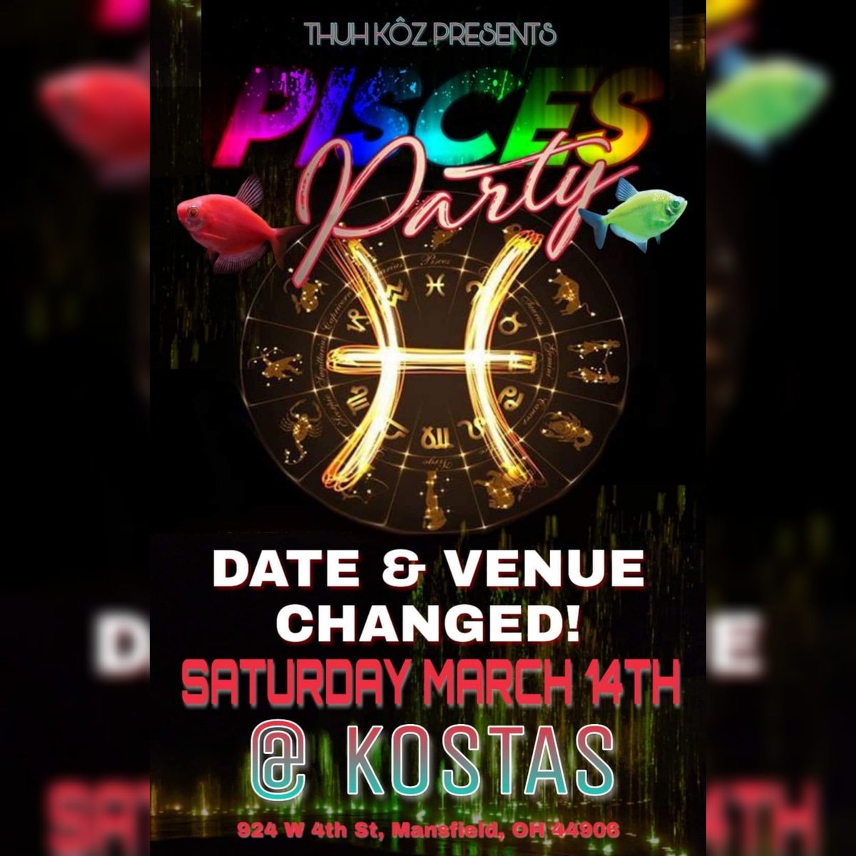 _Dftk_'s tweet photo. PARTY MOVED TO SATURDAY AT KOSTAS!!!! COME OUT AND CELEBRATE A #DFTK BIRTHDAY CELEBRATION!!! https://t.co/D8WQI3MNuF