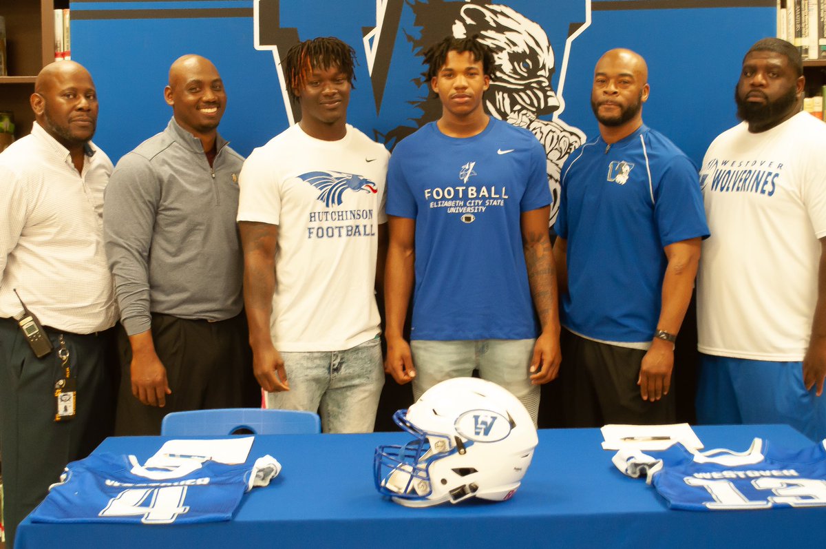 CoachJas321's tweet photo. It’s a great  week to be a Wolverine!!! We had three wonderful athletes sign for college!!! Madison Pomprey, KeyShown Lindsay, and Zavion Whitehead We Are Proud Of You! And wish you nothing but success!! @westoversports https://t.co/2CpixN8SSq