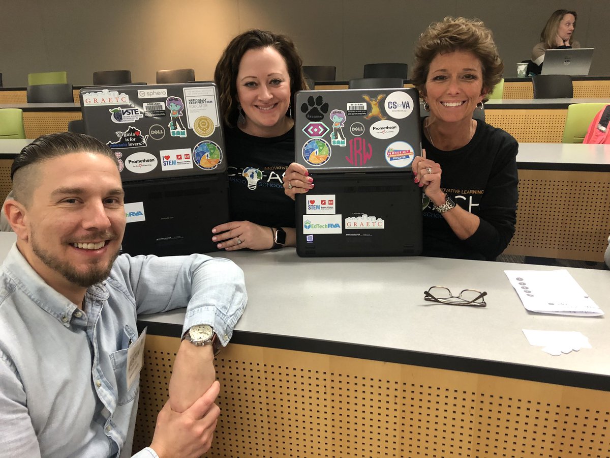 ReasonerJenny's tweet image. When your ILC buddy loves stickers as much as you do!! @ILCLizotte #stickerfun @JB_Fred33 #EdTechRVA2020