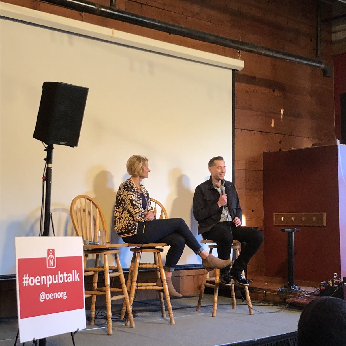 PSUAccelerator's tweet photo. Loved hearing the origin stories of @honeymamas and PSBA alum @abscibio at the @oenorg pub talk! #Entrepreneurship #journey #origin #pdx #pdxstartups https://t.co/DZ91iqz5fz