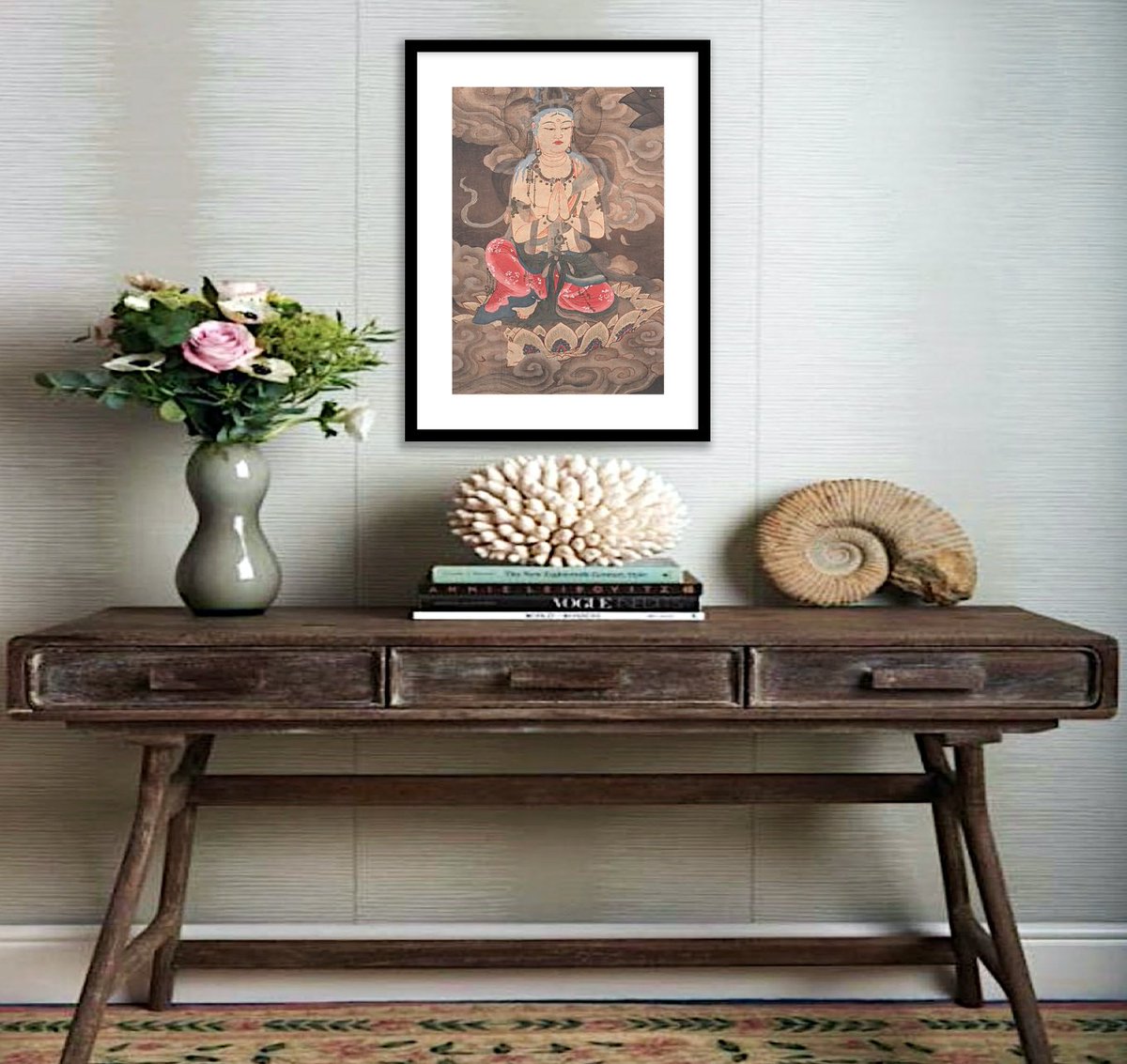 Japanese Edo Gouache Paper Painting of Kannon Seated On Lotus 💎 in this rare collectible? Then immediately see the Story &amp; Video. Please click on the link below to drill into the fascinating details @ BusaccaGallery ⚡️Over 4000 Works Of ART

busaccagallery.com/catalog.php?&i…