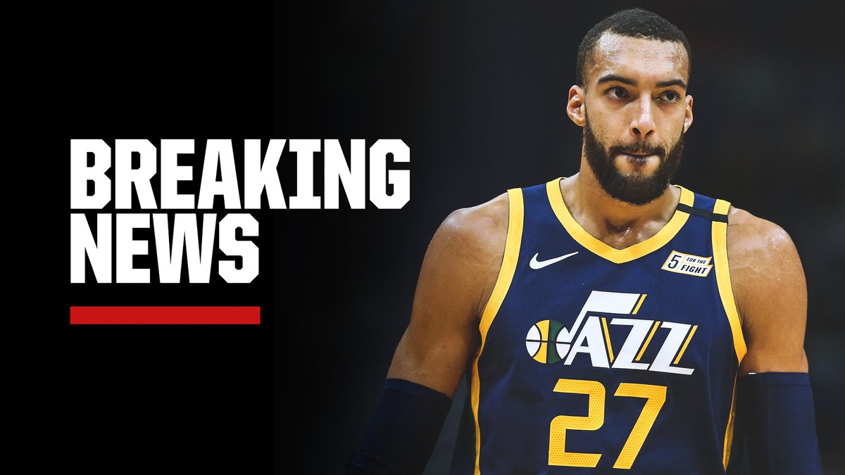 Breaking: Rudy Gobert has preliminarily tested positive for the coronavirus.