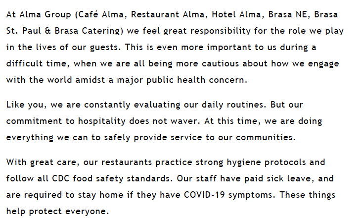 ALMAmpls's tweet photo. A message from Alex Roberts about the COVID-19 threat... https://t.co/7ifoAgl3R4