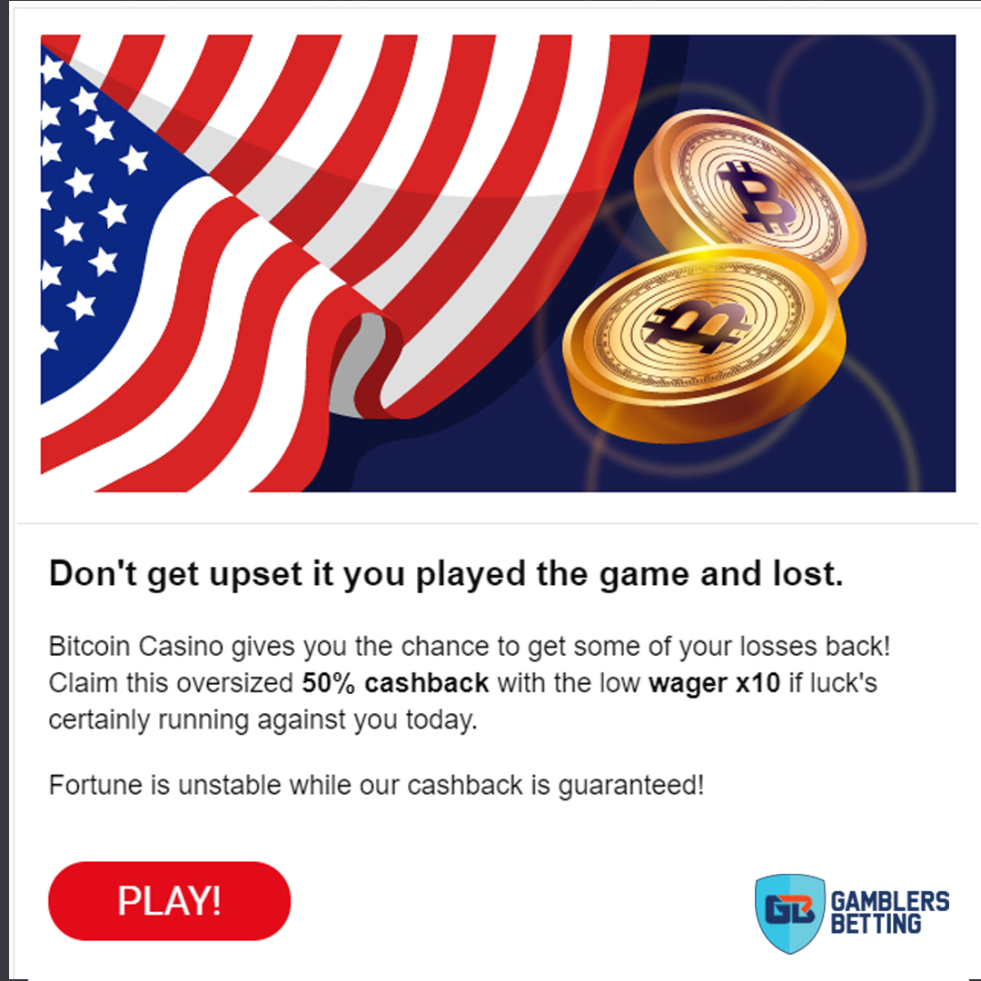 GamblersBetting's tweet photo. Don't get upset it you played the game and lost. Bitcoin Casino gives you the chance to get some of your losses back!

♠♣Claim your 💯 💯🎁 CASH BACK ♥♦👉: https://t.co/A44MVJG4fw

#BitcoinCasino #GamblersBetting #VoiceOfGamblers #CasinoReview #CasinoBonus #Casino #CashBack https://t.co/3f59CSrezE