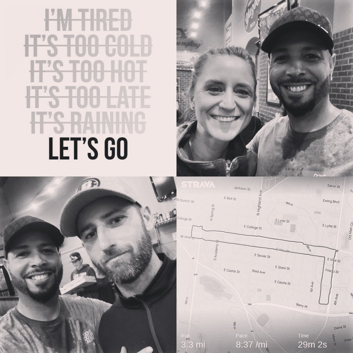ruiz_c_r's tweet photo. Stayed with the fast group for 2.5 miles, trying to push out of my comfort zone. Attempting to chase my buddy Darin & keep up with Lindsey LoL #Boro2SquareRunners #RunBoro #Running #RunnersOfInstagram https://t.co/9i2a70rqgA
