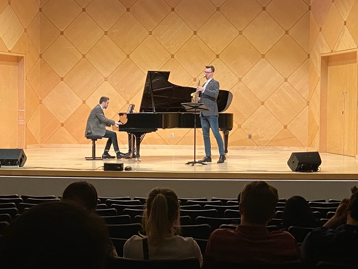 Our saxo students sounded smashing at #nasa2020! #alliteration