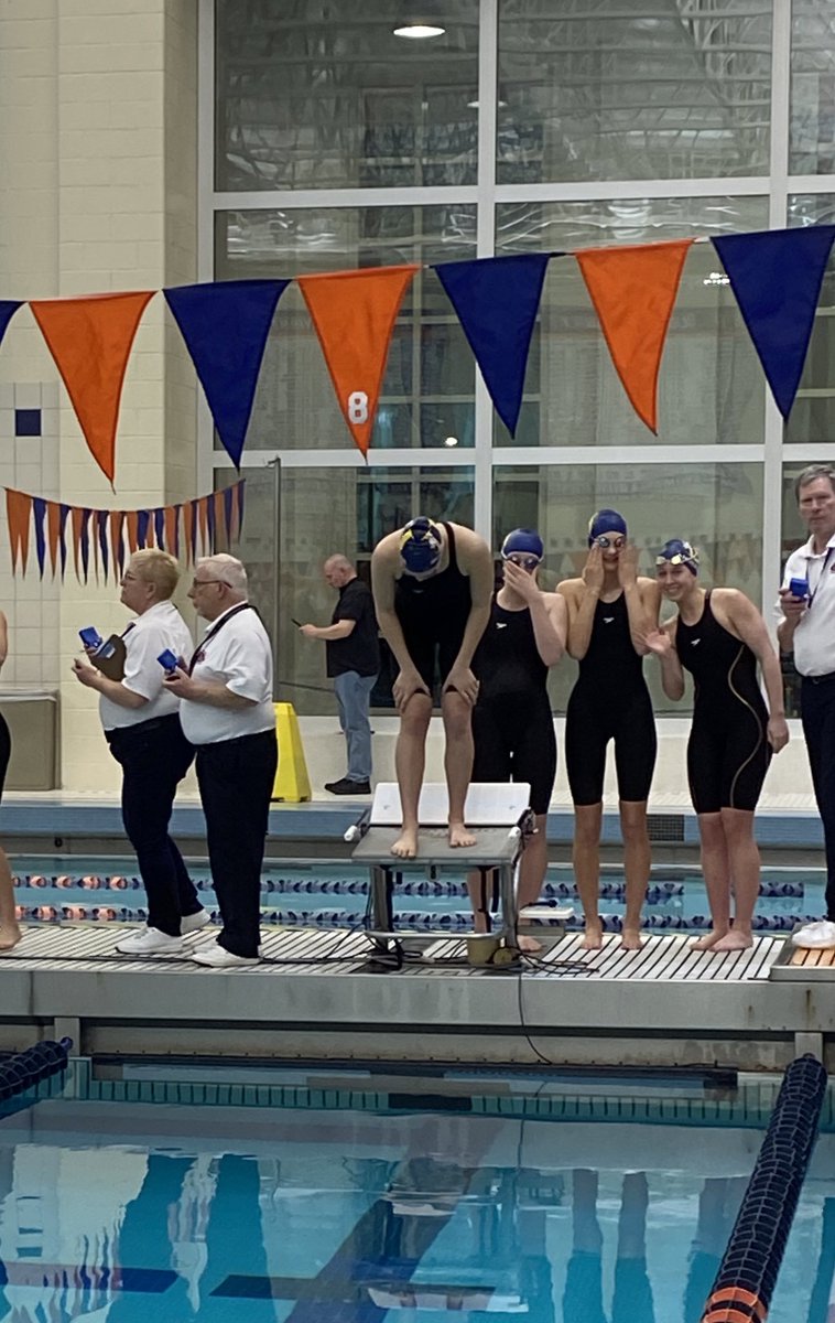 goUSwim's tweet photo. The Ladies finished Finals tonight &amp; prepare for Day 2 Prelims in the AM. Congrats to Molly Carson, Jill Anderson, Maddy Lowe, Emily Albans that finished 10th in the 200 Medley Relay &amp; Emma McGovern, Maddy Lowe, Emily Albans, Jill Anderson who finished 16th in the 200 Free Relay! https://t.co/z5dZDadpre