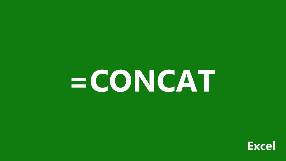 Microsoft 365 複数のセルにあるテキストを合体 Concat 関数 関数 Concat では 2 つ以上のセル内の文字列同士を結合した値を返します アンパサンド や Concatenate とは異なり Concat では範囲を指定することが可能です 使い方や使用例は