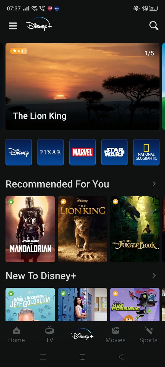 TheTechConvers's tweet photo. So @disneyplus is available in India now https://t.co/0sDY5hYtZs