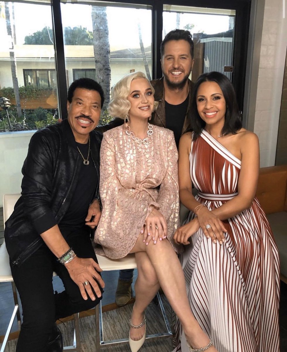 Hollywood Roosevelt (@hwood_roosevelt) on Twitter photo The @americanidol judges at @thehollywoodroosevelt with @abontv for <a href="/GMA/">Good Morning America</a>! Watch <a href="/katyperry/">KATY PERRY</a>, <a href="/LionelRichie/">Lionel Richie</a>, and @LukeBryanOnline this season! π€β¨ #TheHollywoodRoosevelt The @americanidol judges at @thehollywoodroosevelt with @abontv for <a href="/GMA/">Good Morning America</a>! Watch <a href="/katyperry/">KATY PERRY</a>, <a href="/LionelRichie/">Lionel Richie</a>, and @LukeBryanOnline this season! π€β¨ #TheHollywoodRoosevelt