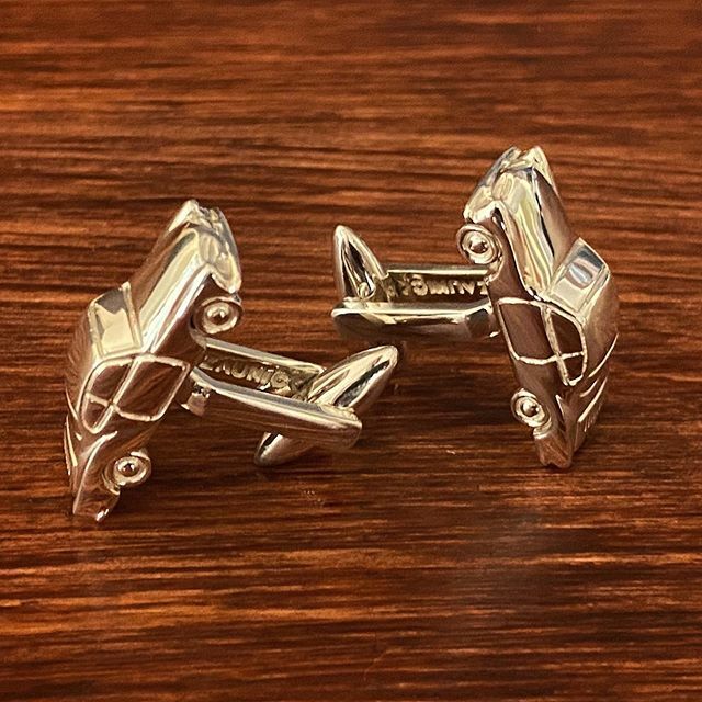 ZAUNICK Microphone Cufflinks Sterling Silver Handcrafted ZAUNICK Microphone Cufflinks Sterling Silver Handcrafted